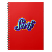 Notitieboek - Serif (Voorkant)