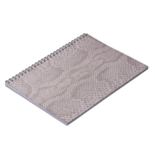 Notitieboek Snakeskin Animal Print Pattern (Linkerzijde)