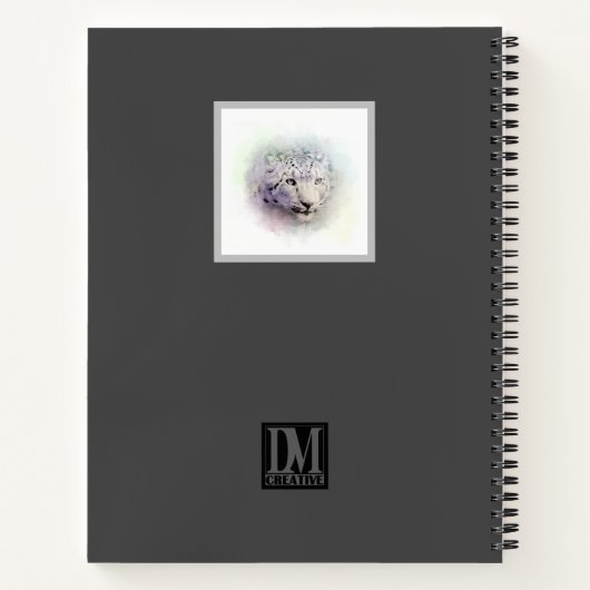 Notitieboek Snow Leopard (Achterkant)