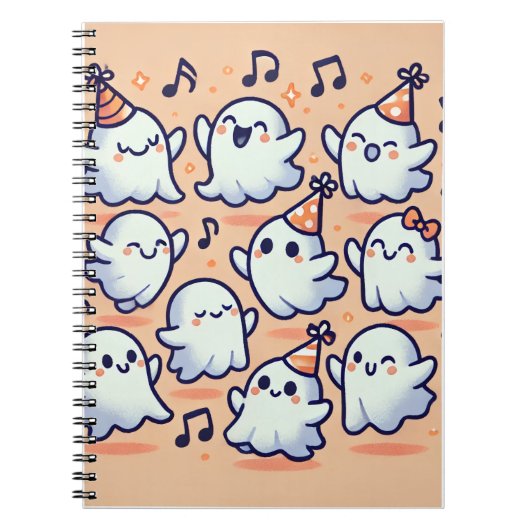 notitieboek "spookdansfeest" (Voorkant)