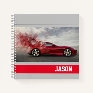 Notitieboek-sportauto Notitieboek