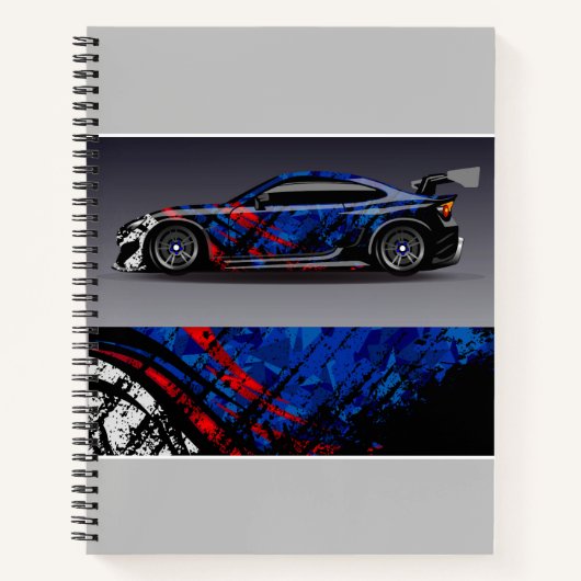 Notitieboek-sportauto Notitieboek (Voorkant)