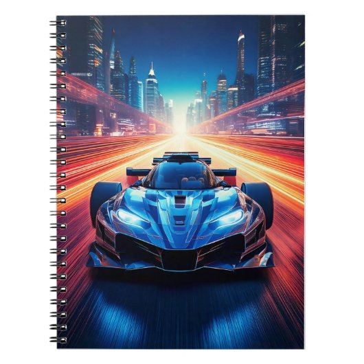 Notitieboek - sportwagen (Voorkant)