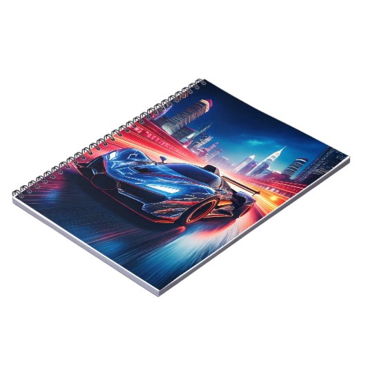 Notitieboek - sportwagen (Linkerzijde)