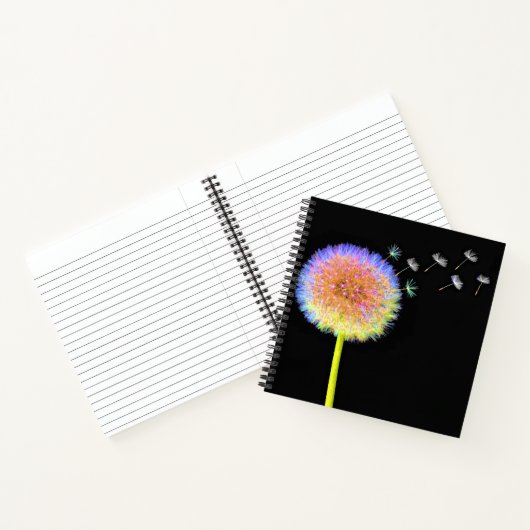Notitieboek Square Dandelions Seeds Neon (Binnen)