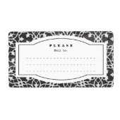 Notitieboek Sticker Label (Voorkant)