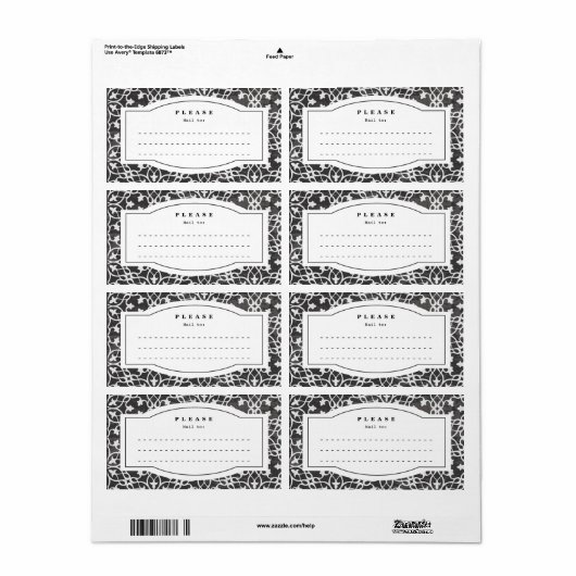 Notitieboek Sticker Label (Full Sheet)