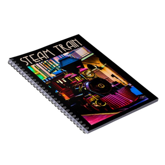 Notitieboek stoomtrein (Rechterzijde)
