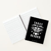 Notitieboek Tarot Reader Moon Phase Moth Stars (Binnen)