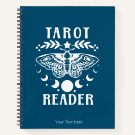Notitieboek Tarot Reader Moon Phase Moth Stars