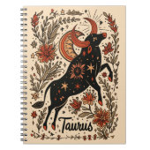 Notitieboek Taurus Hemelse Zodiac Art (Voorkant)
