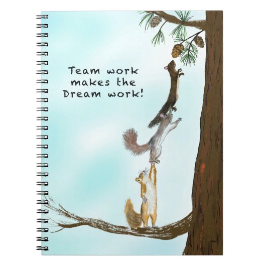 Notitieboek teamwerk (Voorkant)