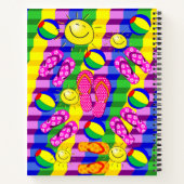 Notitieboek Teenslippers Zon (Achterkant)