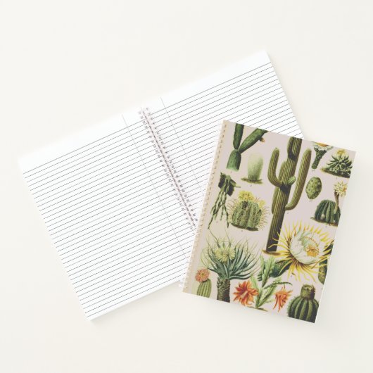  Notitieboek ter illustratie van botanische cactus (Binnen)