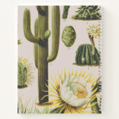 Notitieboek ter illustratie van botanische cactus (Achterkant)