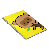 Notitieboek - Theeketel Tanuki met Bladeren (Rechterzijde)
