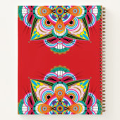 Notitieboek Tiger Dragon Mandala 8.5x11 (Achterkant)