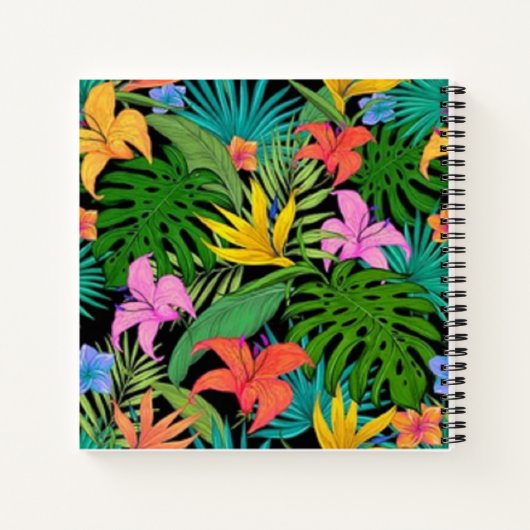 Notitieboek tropisch Oerwoud (Achterkant)