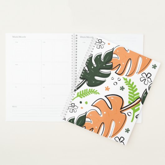 notitieboek tropische bladeren (Display)