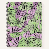 Notitieboek-Tropische bladeren Notitieboek (Voorkant)