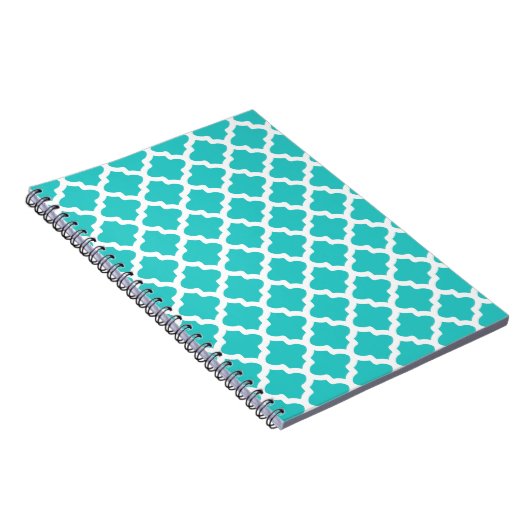 Notitieboek Turquoise Pattern (Rechterzijde)