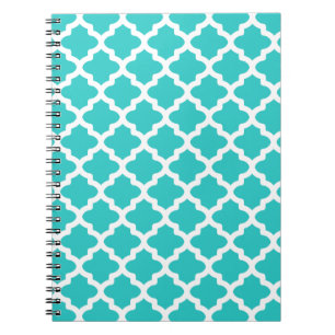 Notitieboek Turquoise Pattern
