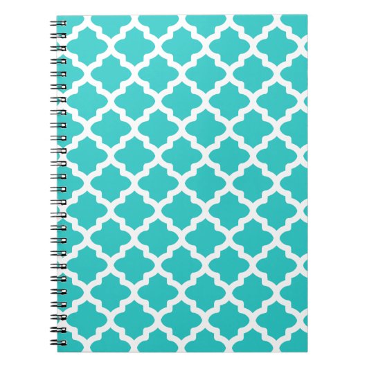 Notitieboek Turquoise Pattern (Voorkant)