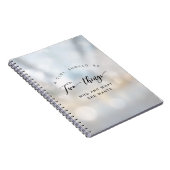 Notitieboek Twee dingen (80 pagina's B&W) (Rechterzijde)