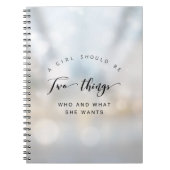 Notitieboek Twee dingen (80 pagina's B&W) (Voorkant)