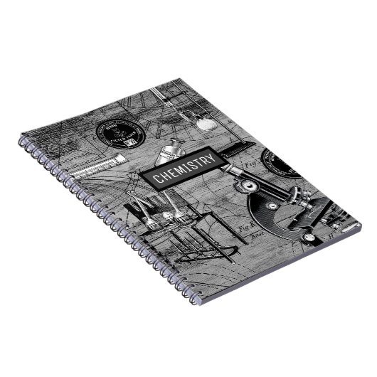 Notitieboek Uitrusting voor  scheikunde (Rechterzijde)