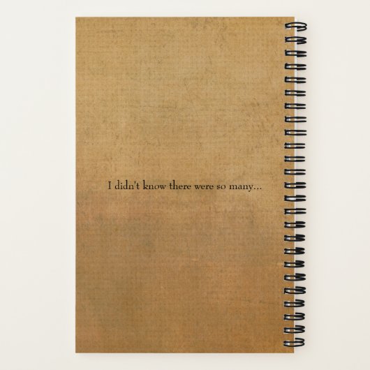 Notitieboek, uitzonderlijk grote gedachten & ideeë notitieboek (Achterkant)