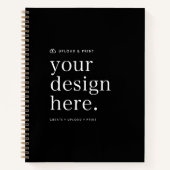 Notitieboek uw ontwerp-upload (Voorkant)