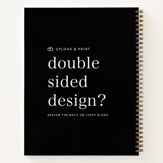 Notitieboek uw ontwerp-upload (Achterkant)