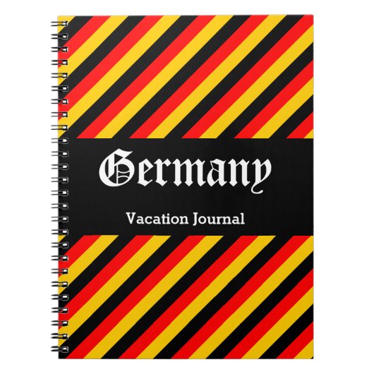 Notitieboek Vacation Journal Duitsland (Voorkant)