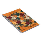 notitieboek "vallende bladeren" (Rechterzijde)