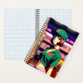  Notitieboek van 90 met anime meisjes (Binnen)