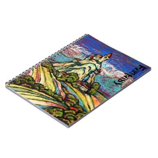 Notitieboek van Alexandra Cook Hill Castle Fantasy (Linkerzijde)