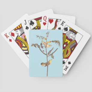Notitieboek van Audubon Children's Warbler Songbir Pokerkaarten