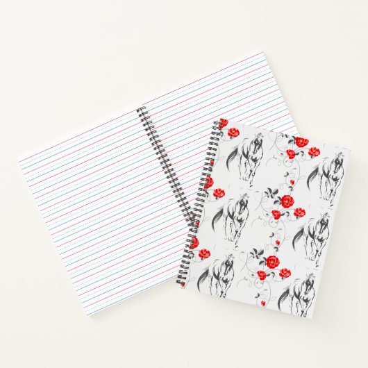 Notitieboek van barokpaarden (Binnen)