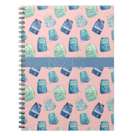 NOTITIEBOEK VAN BLAUWE AQUA PINK JARS (Voorkant)