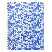 Notitieboek van blauwe vlinders (Voorkant)