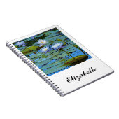 Notitieboek van blauwe waterlippen (Rechterzijde)