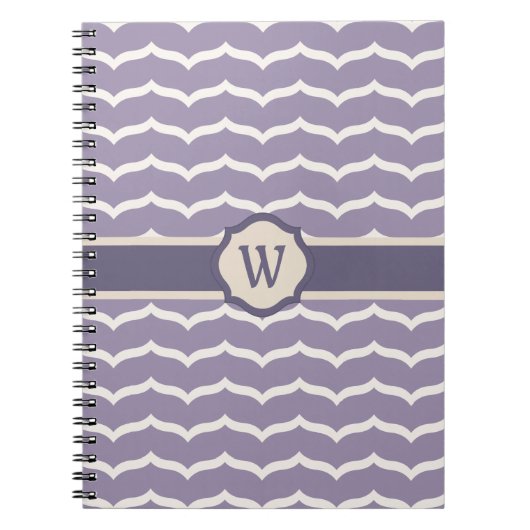 Notitieboek van bloemzigzag (Voorkant)