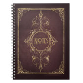  Notitieboek van bruin en goudbruin Lijst (Voorkant)