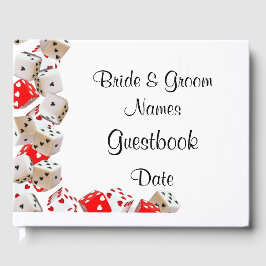 Notitieboek van Casino Wedding Guestbook Gastenboek