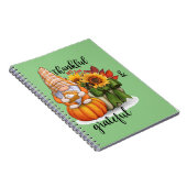 Notitieboek van dankbare en dankbaar spiraalfoto's (Rechterzijde)