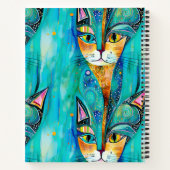 Notitieboek van de abstracte Kittens (Achterkant)