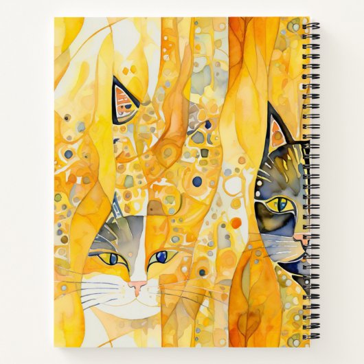 Notitieboek van de abstracte Kittens (Achterkant)