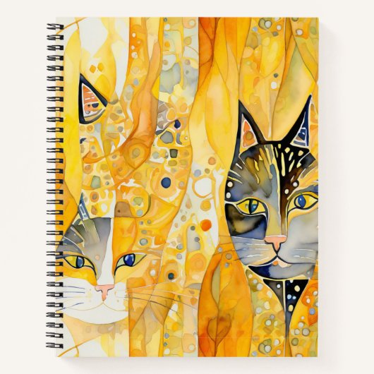 Notitieboek van de abstracte Kittens (Voorkant)