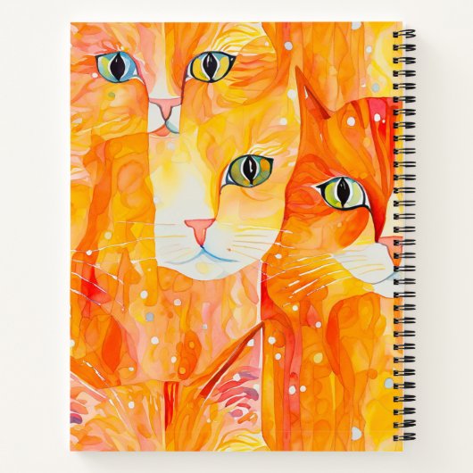 Notitieboek van de abstracte Kittens (Achterkant)